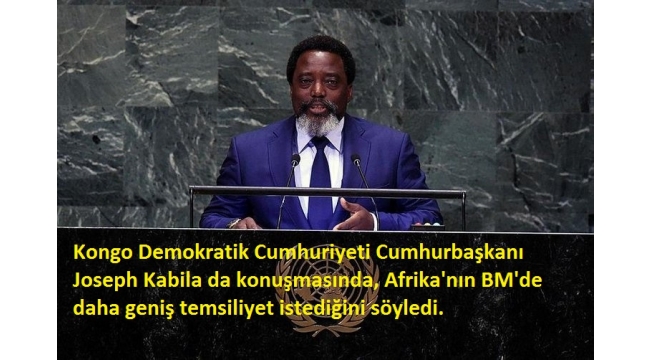 Erdoğan'ın BM'de reform çağrısına destek