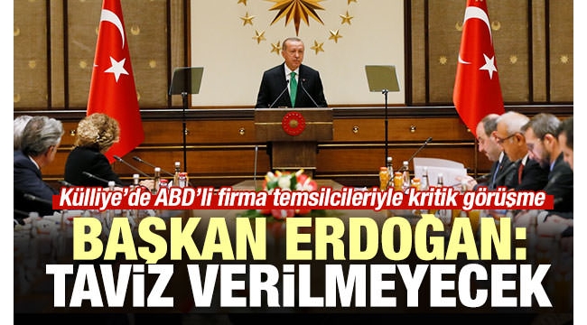 Erdoğan net konuştu: Bizde kriz falan yok!