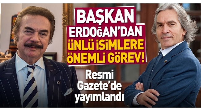 Başkan Erdoğan'dan Gece yarısı flaş atama kararları