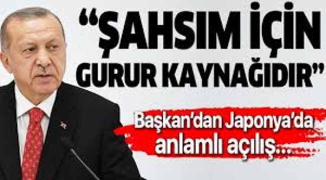 CumhurbaÅkanÄ± ErdoÄan, Japonya'da Ara GÃ¼ler Sergisi'ni aÃ§tÄ±.