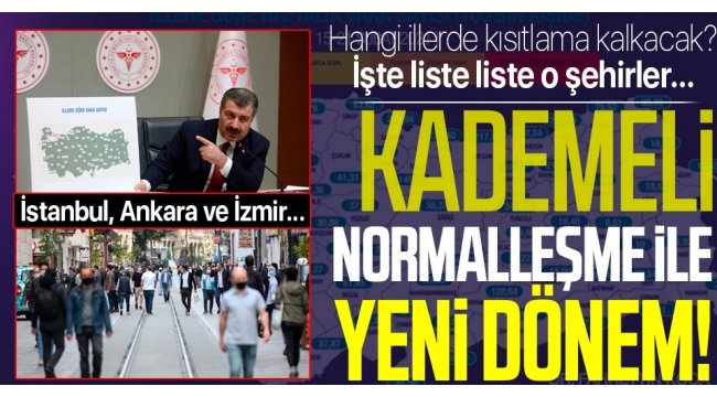 SON DAKİKA | 1 Mart’ta hangi illerde kısıtlamalar kalkacak? İzmir, Ankara ve İstanbul'da normalleşmeye ne zaman geçilecek? 