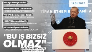 Başkan Erdoğan Arnavutluk dönüşü basın mensuplarının sorularını yanıtladı: Faiz de düşecek kur da 2022 bizim en parlak yılımız olacak. 