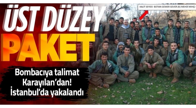 PKK'lı terörist Seydo Botan Gever kod adlı Mehdi Mıhçı sahte kimlikle İstanbul'da yakalandı 