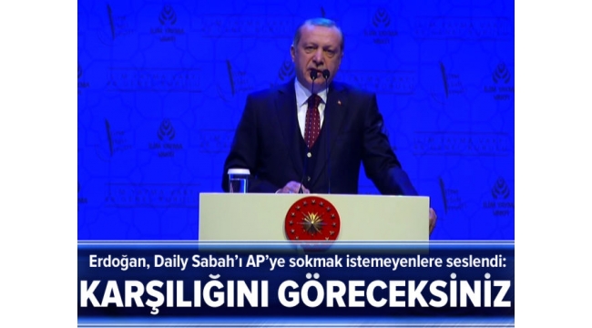 Erdoğan: Maskeli balo sona erdi