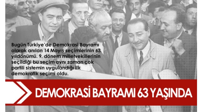 14 Mayıs 1960 Demokrasi Bayramı'dır ile ilgili görsel sonucu
