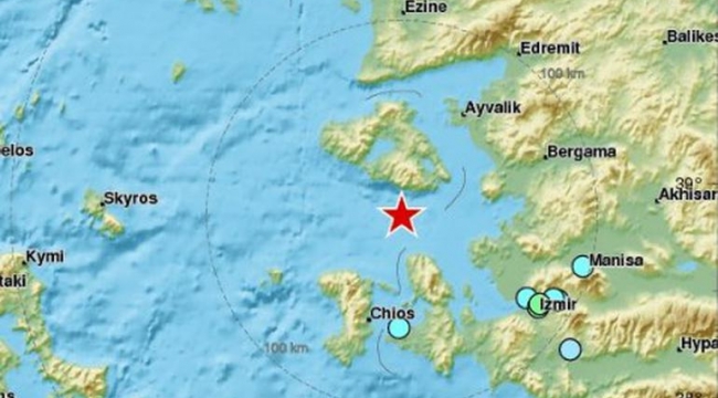 6.2'lik deprem Yunanistan Midilli adasın'da bazı binalarda yıkıldı