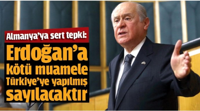 Bahçeli'den ABD ve Almanya'ya sert tepki