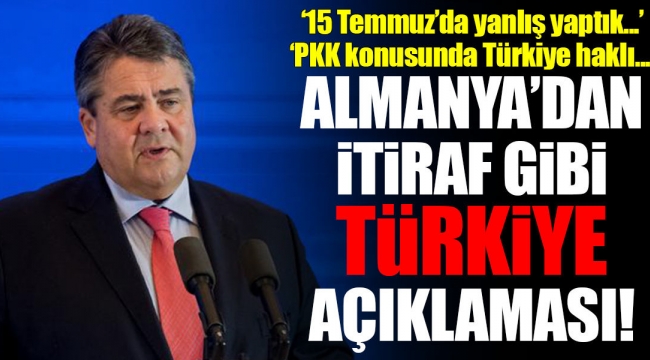 Almanya'dan flaş Türkiye açıklaması!