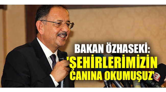 Bakan Özhaseki: 'Şehirlerimizin canına okumuşuz'