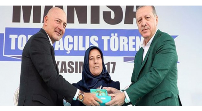 Erdoğan, Soma'daki madenci ailelerine evlerini teslim etti