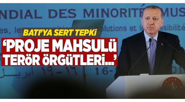 Cumhurbaşkanı Erdoğan: Çifte standart karşısında sahada olmamız gerekiyor