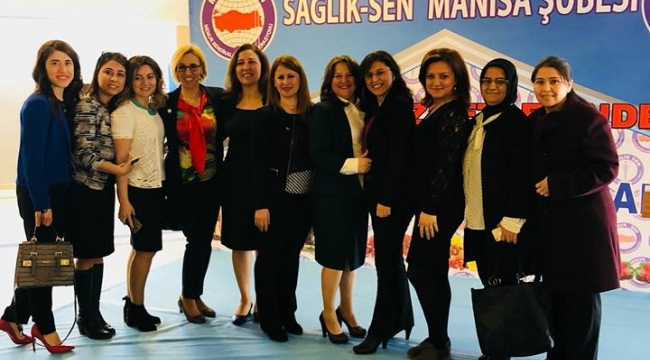 Sağlık-Sen Manisa Şubesinin il değerlendirme toplantısı Turgutlu Kaya Magnesia Otel'de yapıldı
