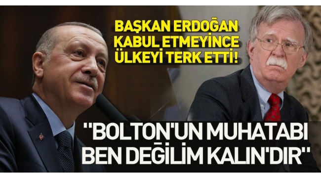 ErdoÄan'dan ABD'ye rest!