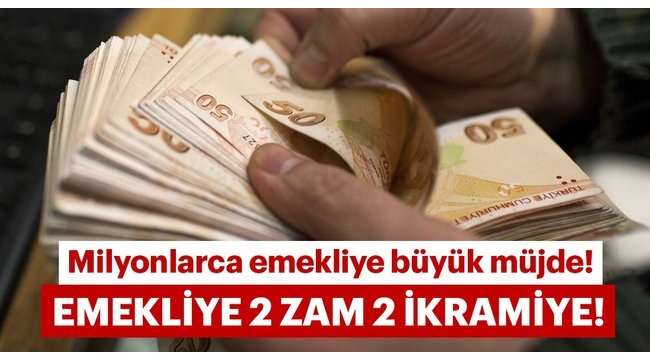 Emeklilere iki zam iki ikramiye birden geliyor! Emeklilik kazanç takvimi belli oldu….