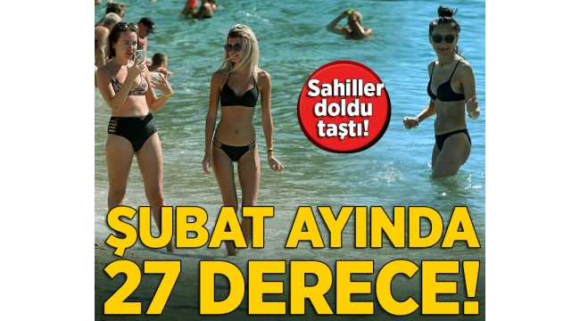 Sıcak hava koronavirüsü unutturdu! Antalya'da sahiller doldu 