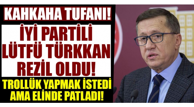 İYİ Partili Lütfü Türkkan patladı! AK Parti'yi eleştirdiği fotoğraf CHP'lilere ait çıkınca rezil rüsva oldu... 