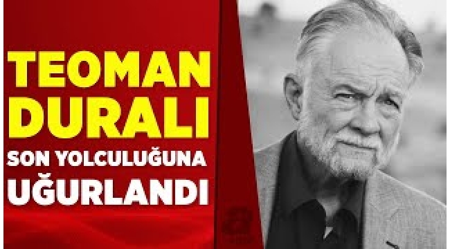 Son dakika: Prof. Dr. Şaban Teoman Duralı son yolculuğuna uğurlanıyor 