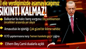 Başkan Erdoğan'dan Arnavutluk Meclisi'nde iş birliği mesajı: 
