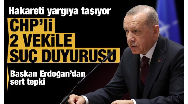 Başkan Erdoğan'dan Engin Özkoç ve Aykut Erdoğdu hakkında suç duyurusu 