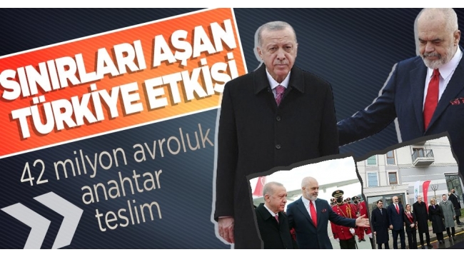 Cumhurbaşkanı Erdoğan: Deprem konutlarının açılışıyla Türkiye-Arnavutluk dostluğunu taçlandırıyoruz 