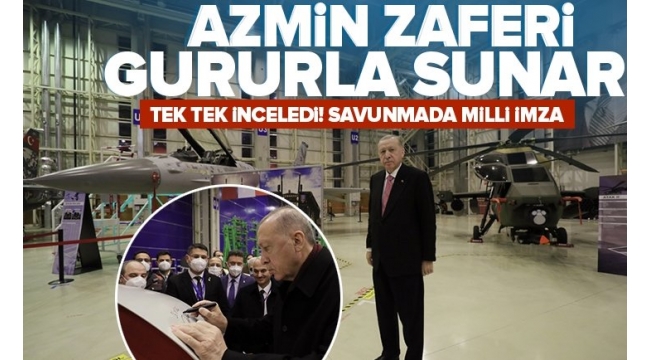 Milli Muharip Uçak için tarihi gün! Başkan Erdoğan'dan flaş açıklamalar 