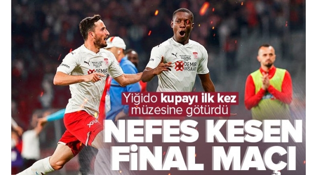 Kayserispor - Sivasspor: 2-3 Türkiye Kupası'nda şampiyon Sivasspor! 