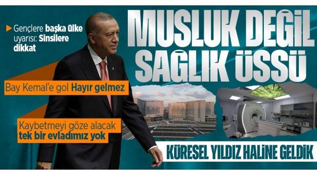 Başkan Erdoğan, Ankara'daki Etlik Şehir Hastanesi Açılış Töreni'nde 'her şehir hastanemizi uluslararası düzeyde marka haline getireceğiz' dedi.