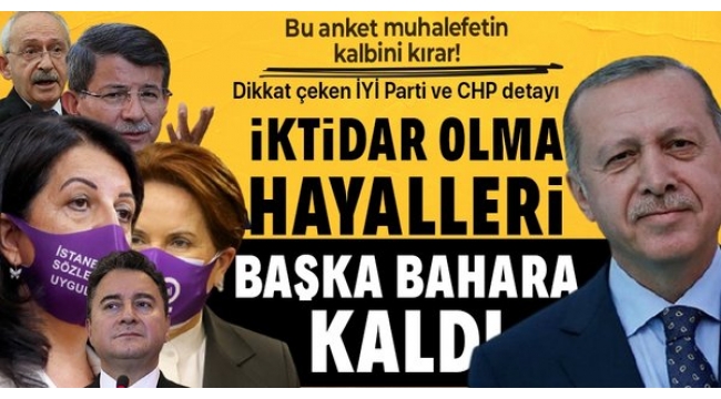 CHP ve İYİ Partinin oyları dikkat çekti! Bu pazar seçim olsa hangi parti kazanır? 