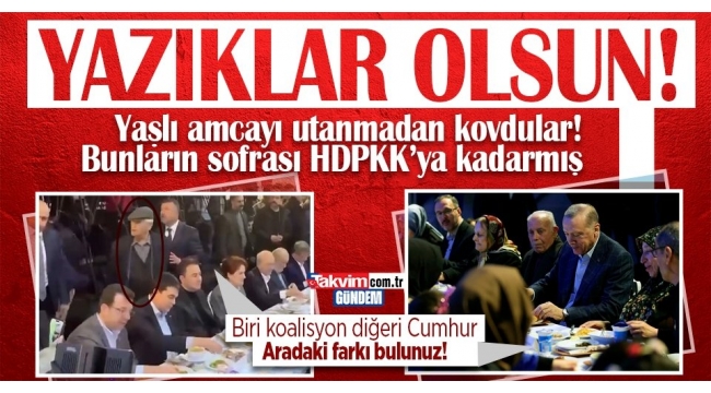 6'lı koalisyonun katıldığı iftarda skandal! CHP'li vekil Veli Ağbaba yaşlı adamı masadan uzaklaştırıp kovdu 