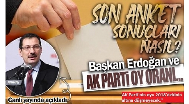 AK Parti'nin ve Başkan Erdoğan'ın oy oranı ne kadar? Seçim İşleri Başkanı Ali İhsan Yavuz son verileri paylaştı 