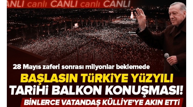 Ankara'da tarihi gece! Milyonlar Başkan Erdoğan'ın balkon konuşmasını bekliyor ... 
