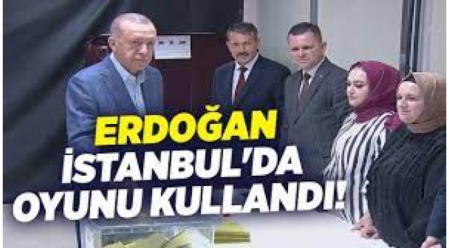 Başkan Erdoğan oyunu kullandı! 