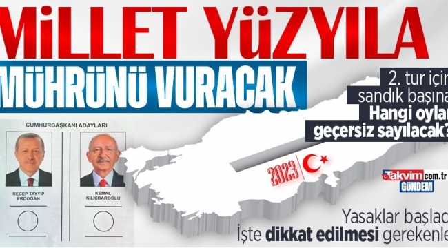 Türkiye ikinci tur için sandık başında: Yemin ederek göreve başladılar 