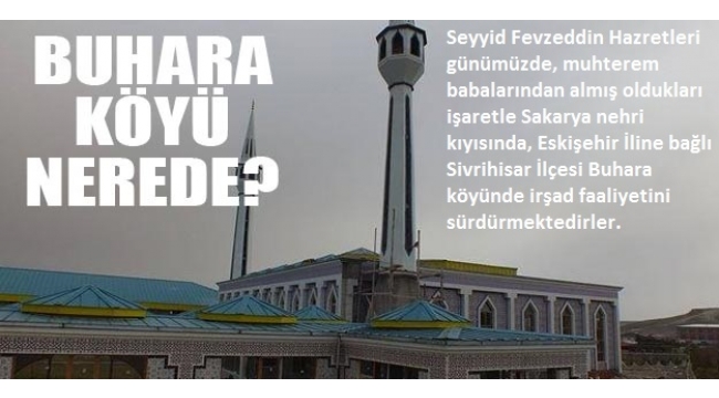 Buhara Köyü nerede? Eskişehir Buhara Bilvanis Köyüne nasıl gidilir? 