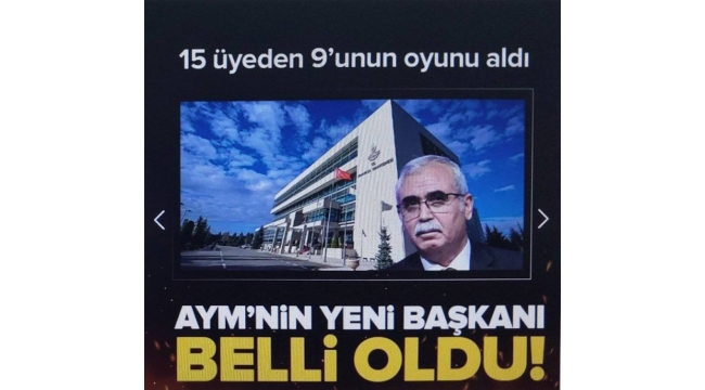 Anayasa Mahkemesi Başkanlığına Kadir Özkaya seçildi 