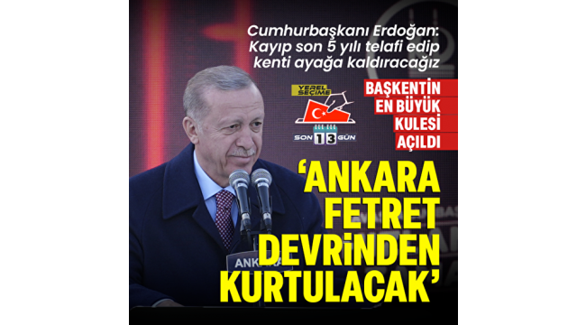 Başkan Erdoğan, Atatürk Cumhuriyet Kulesi'nin açılışını gerçekleştirdi | CHP'nin paradan kulelerine tepki: Hayırdır ya ne iş bu! 