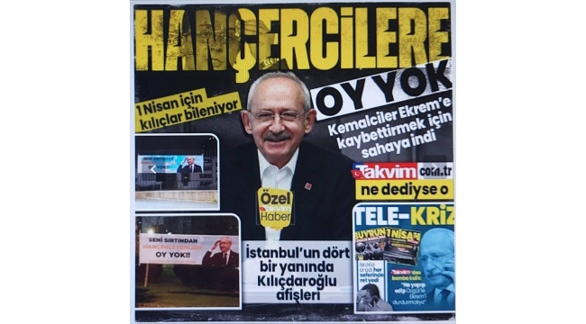 Kılıçdaroğlu destekçileri sahaya indi! İstanbul sokakları ‘Hançercilere oy yok’ afişleri ile donatıldı  