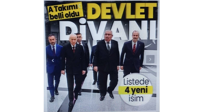 MHP'de Devlet Bahçeli'nin 