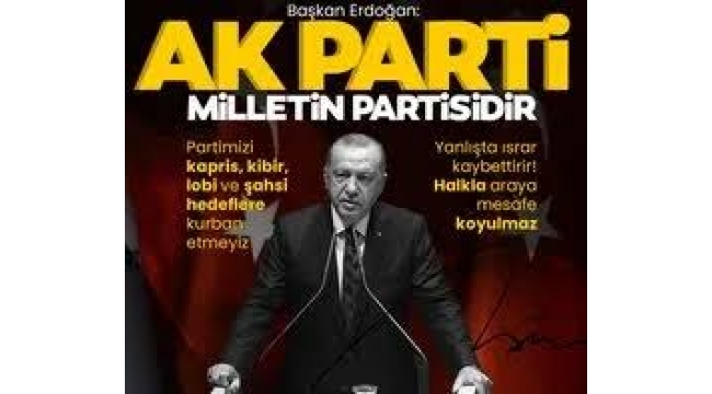 Başkan Erdoğan'dan teşkilatlara net mesaj: Partimizi kapris kibir ve şahsi hedeflere kurban etmeyiz 