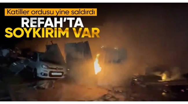 İsrail, Refah'ta çadır kampı bombaladı: 45 Filistinli öldü 