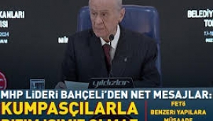 MHP lideri Devlet Bahçeli'den FETÖvari yapılara net mesaj: Kumpasçılarla işimiz olmaz!  