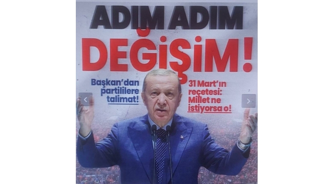 Son dakika: Adım adım değişim! Başkan Erdoğan'dan partililere talimat: AK Parti'nin geleceğini kimsenin geleceğinden önde tutamayız 
