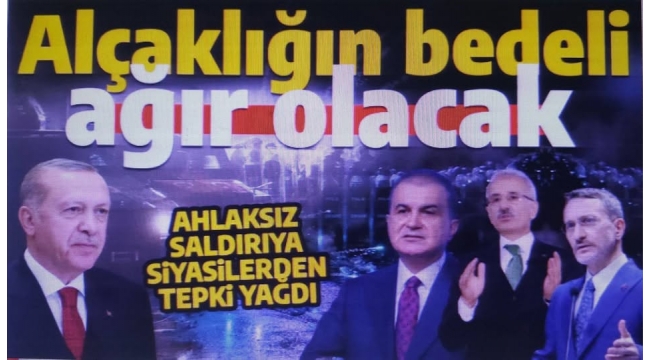 Cumhurbaşkanı Erdoğan ve ailesine yönelik hakaretlere tepki yağdı: Bedeli ağır olacak 