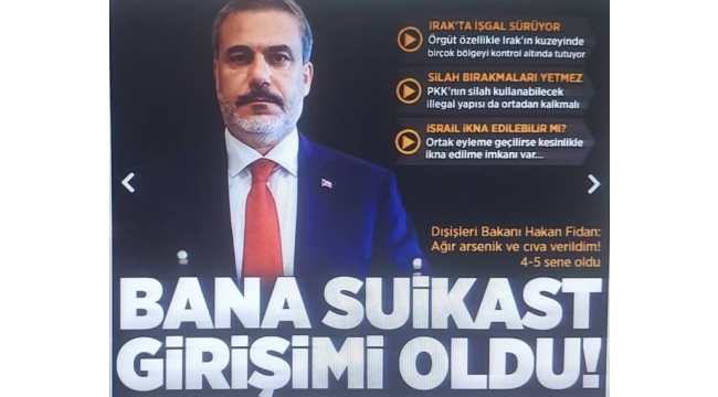 Bakan Fidan'dan canlı yayında önemli açıklamalar: 'PKK'nın silah bırakması yetmez, istihbari yapılarını da ortadan kaldırması gerekiyor'  