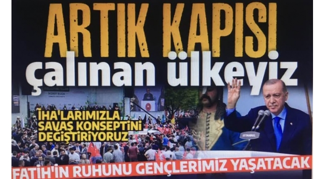 Başkan Erdoğan'dan İstanbul’da 4 millet bahçesinin açılışında önemli açıklamalar  