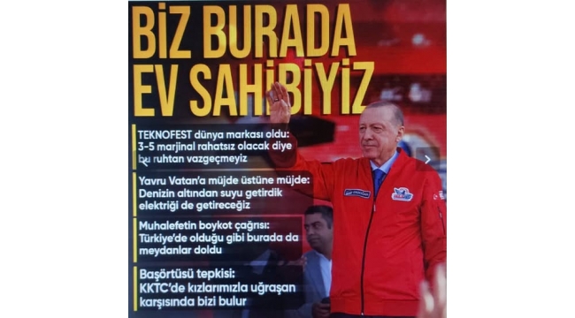 Başkan Erdoğan'dan KKTC'de net mesaj! 