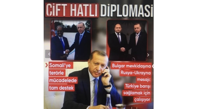 Başkan Recep Tayyip Erdoğan'dan telefon trafiği! Önce Somalili ardından Bulgar mevkidaşı ile görüştü | Masada Rusya-Ukrayna savaşı ve iş birlikleri var 