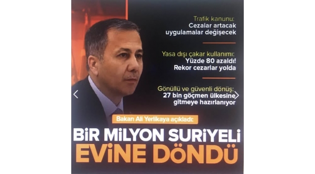 İçişleri Bakanı Ali Yerlikaya'dan yeni trafik kanunu açıklaması: Hedef 2050'de sıfır ölüm 