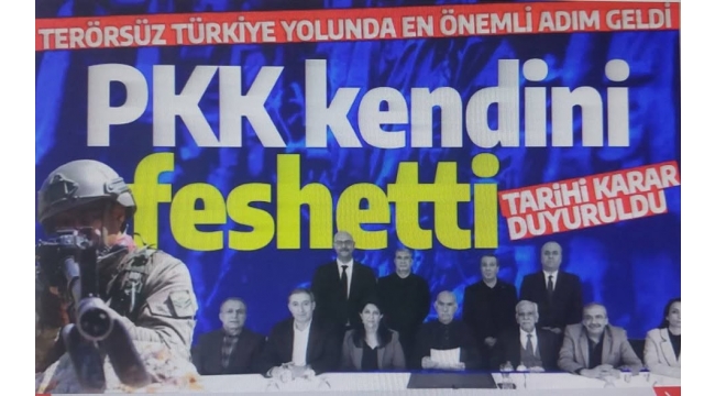 Terör örgütü PKK kendisini feshettiğini duyurdu! Terörsüz Türkiye dönemi. 