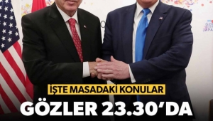 Başkan Erdoğan'dan Lahey'de kritik temas! ABD Başkanı Trump'la yapacağı Kritik görüşmenin saat 23.30'da 